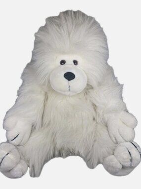 RARE Vintage Dakin 1991 Large White Gorilla Plush Stuffed Animal Toy Bear Yeti